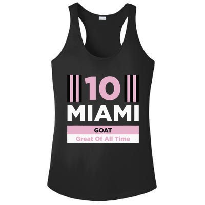 Miami 10 GOAT Ladies PosiCharge Competitor Racerback Tank