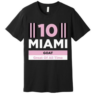 Miami 10 GOAT Premium T-Shirt