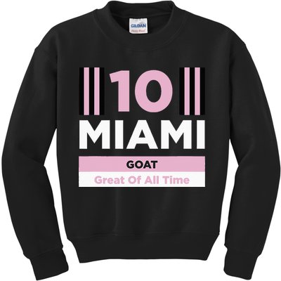 Miami 10 GOAT Kids Sweatshirt