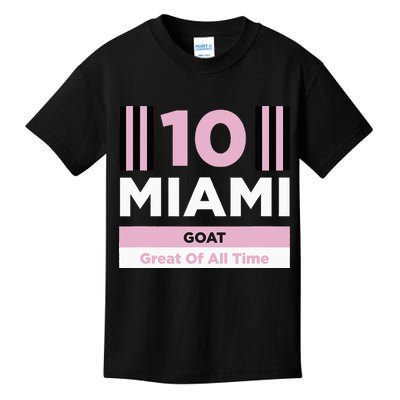 Miami 10 GOAT Kids T-Shirt