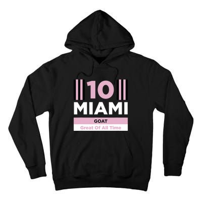 Miami 10 GOAT Tall Hoodie