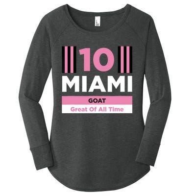 Miami 10 GOAT Women's Perfect Tri Tunic Long Sleeve Shirt