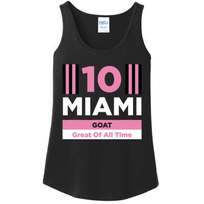 Miami 10 GOAT Ladies Essential Tank