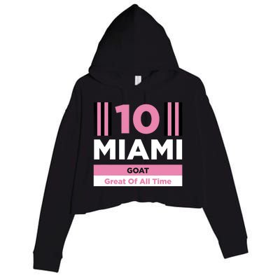 Miami 10 GOAT Crop Fleece Hoodie