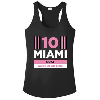 Miami 10 GOAT Ladies PosiCharge Competitor Racerback Tank