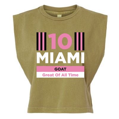 Miami 10 GOAT Garment-Dyed Women's Muscle Tee