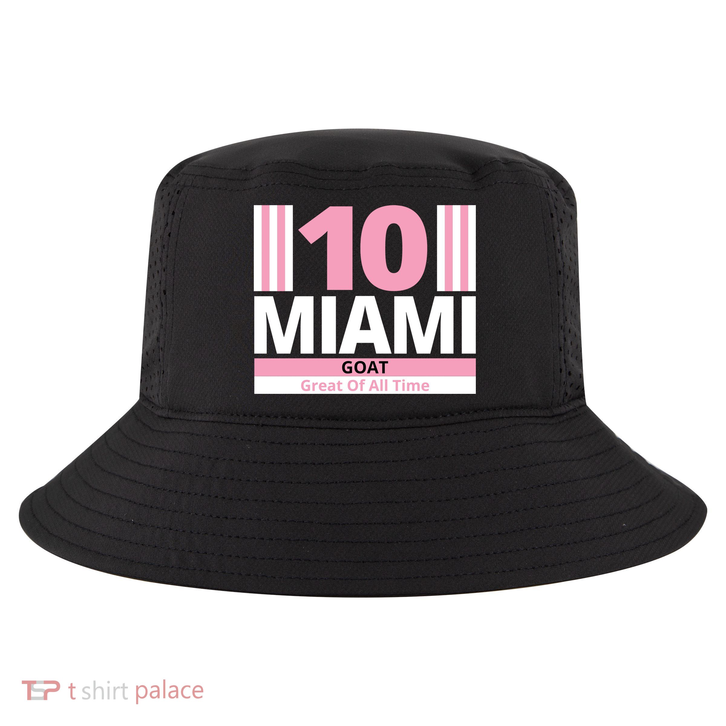 Miami 10 Goat Great Of All Time Cool Comfort Performance Bucket Hat