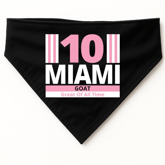Miami 10 Goat Great Of All Time USA-Made Doggie Bandana