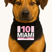 Miami 10 Goat Great Of All Time USA-Made Doggie Bandana