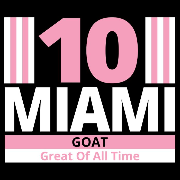 Miami 10 Goat Great Of All Time USA-Made Doggie Bandana