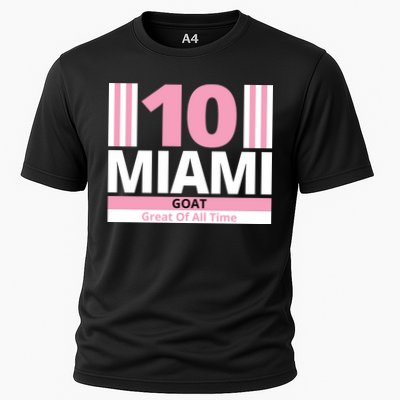 Miami 10 Goat Great Of All Time Performance Shirt