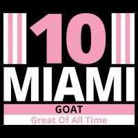 Miami 10 Goat Great Of All Time T-Shirt
