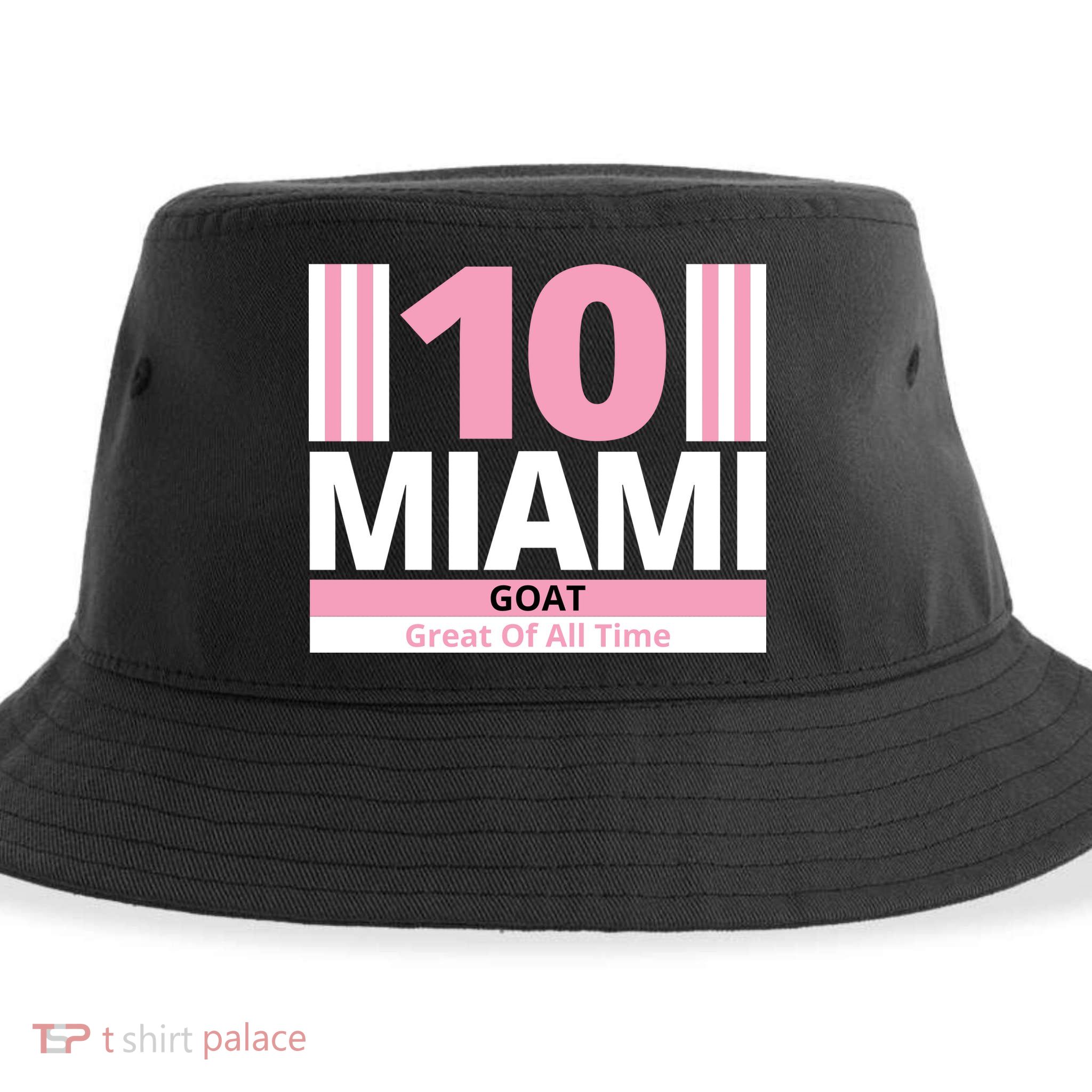 Miami 10 Goat Great Of All Time Sustainable Bucket Hat