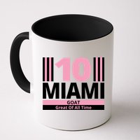 Miami 10 Goat Great Of All Time Mug