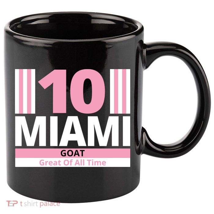 Miami 10 Goat Great Of All Time 11oz C Handle Ceramic Mug