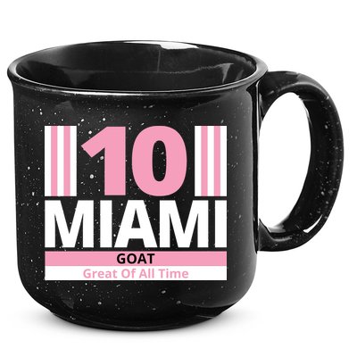 Miami 10 Goat Great Of All Time 15oz Campfire Ceramic Mug