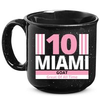 Miami 10 Goat Great Of All Time 15oz Campfire Ceramic Mug