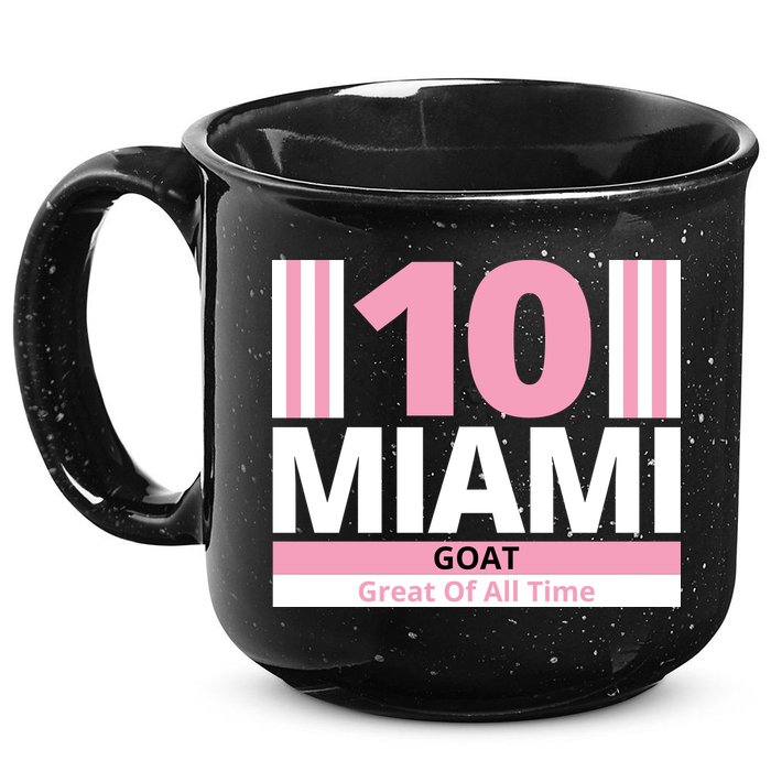 Miami 10 Goat Great Of All Time 15oz Campfire Ceramic Mug