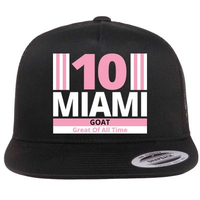 Miami 10 Goat Great Of All Time Flatbill Hat