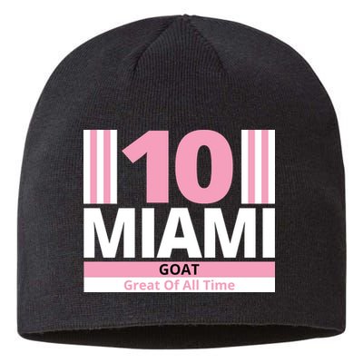 Miami 10 Goat Great Of All Time Sustainable Beanie