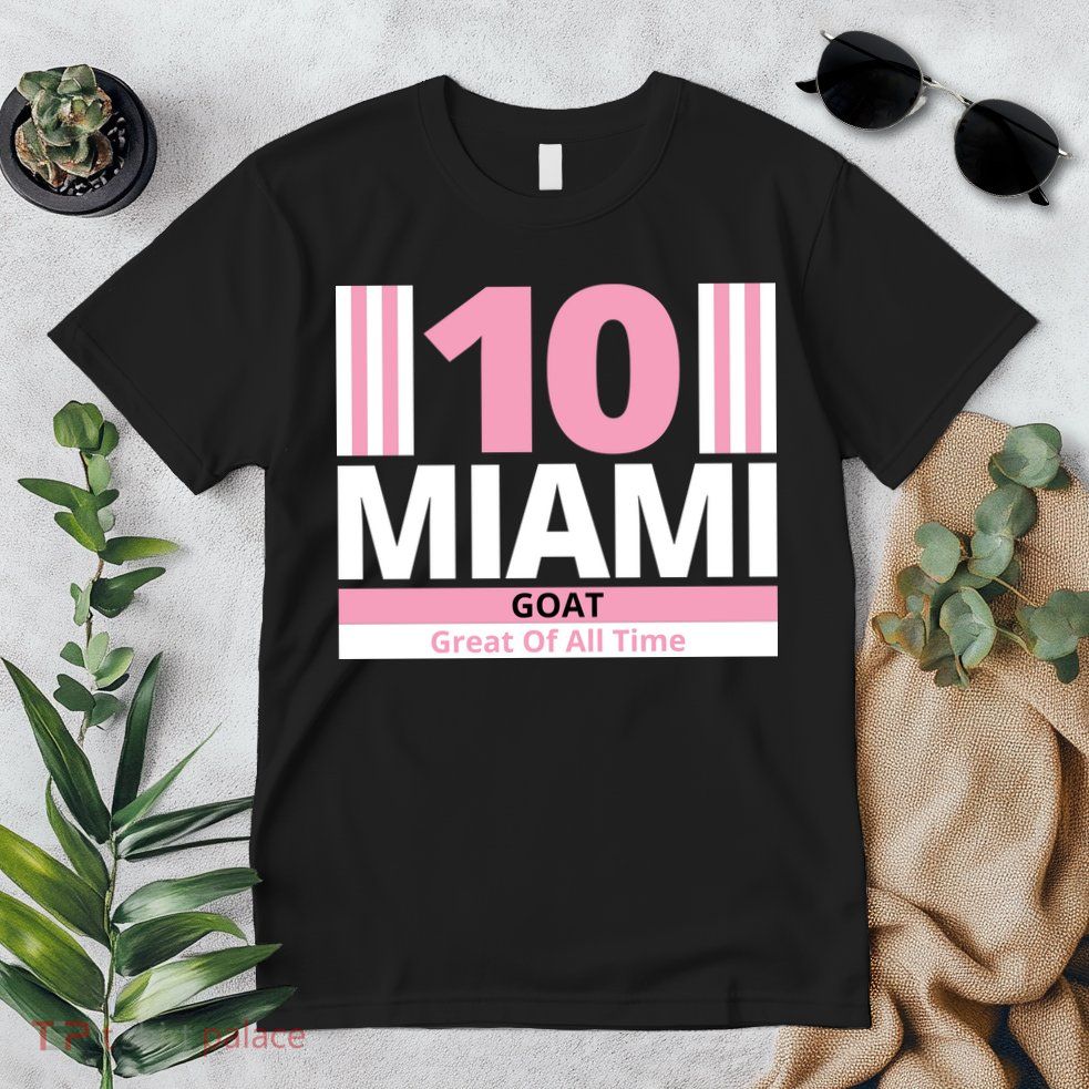 Miami 10 Goat Great Of All Time Premium T-Shirt