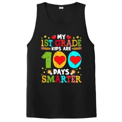 My 1st Grade Are 100 Days Smarter Happy 100th Day Gift PosiCharge Competitor Tank