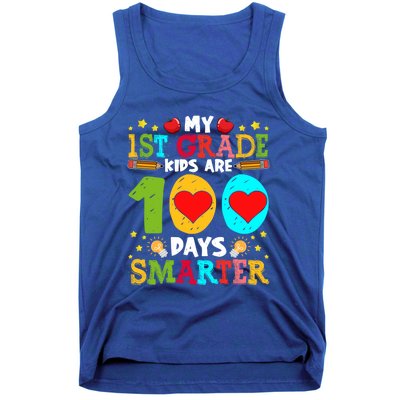 My 1st Grade Are 100 Days Smarter Happy 100th Day Gift Tank Top