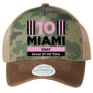 Miami 10 GOAT Legacy Tie Dye Trucker Hat