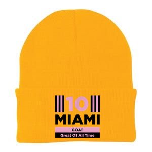 Miami 10 GOAT Knit Cap Winter Beanie