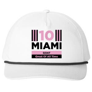 Miami 10 GOAT Snapback Five-Panel Rope Hat