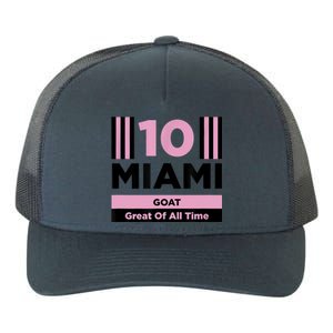 Miami 10 GOAT Yupoong Adult 5-Panel Trucker Hat