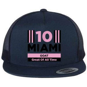 Miami 10 GOAT Flat Bill Trucker Hat