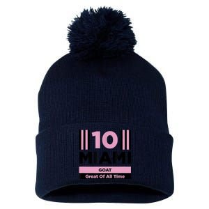 Miami 10 GOAT Pom Pom 12in Knit Beanie