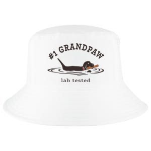 Men 1 Grandpaw Lab Tested Pun Labrador Retriever Grandpa Cool Comfort Performance Bucket Hat