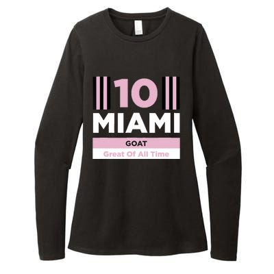 Miami 10 GOAT Womens CVC Long Sleeve Shirt