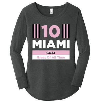 Miami 10 GOAT Women's Perfect Tri Tunic Long Sleeve Shirt