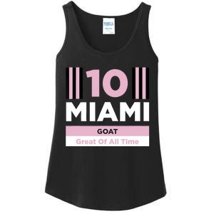 Miami 10 GOAT Ladies Essential Tank