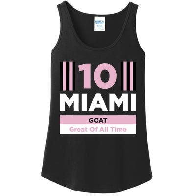 Miami 10 GOAT Ladies Essential Tank