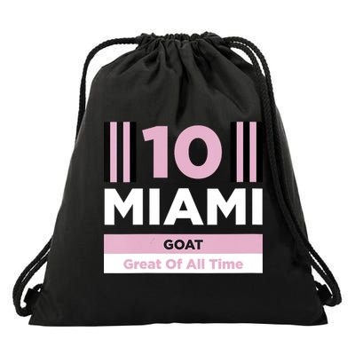 Miami 10 GOAT Drawstring Bag