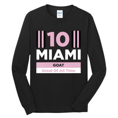 Miami 10 GOAT Tall Long Sleeve T-Shirt