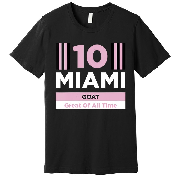 Miami 10 GOAT Premium T-Shirt