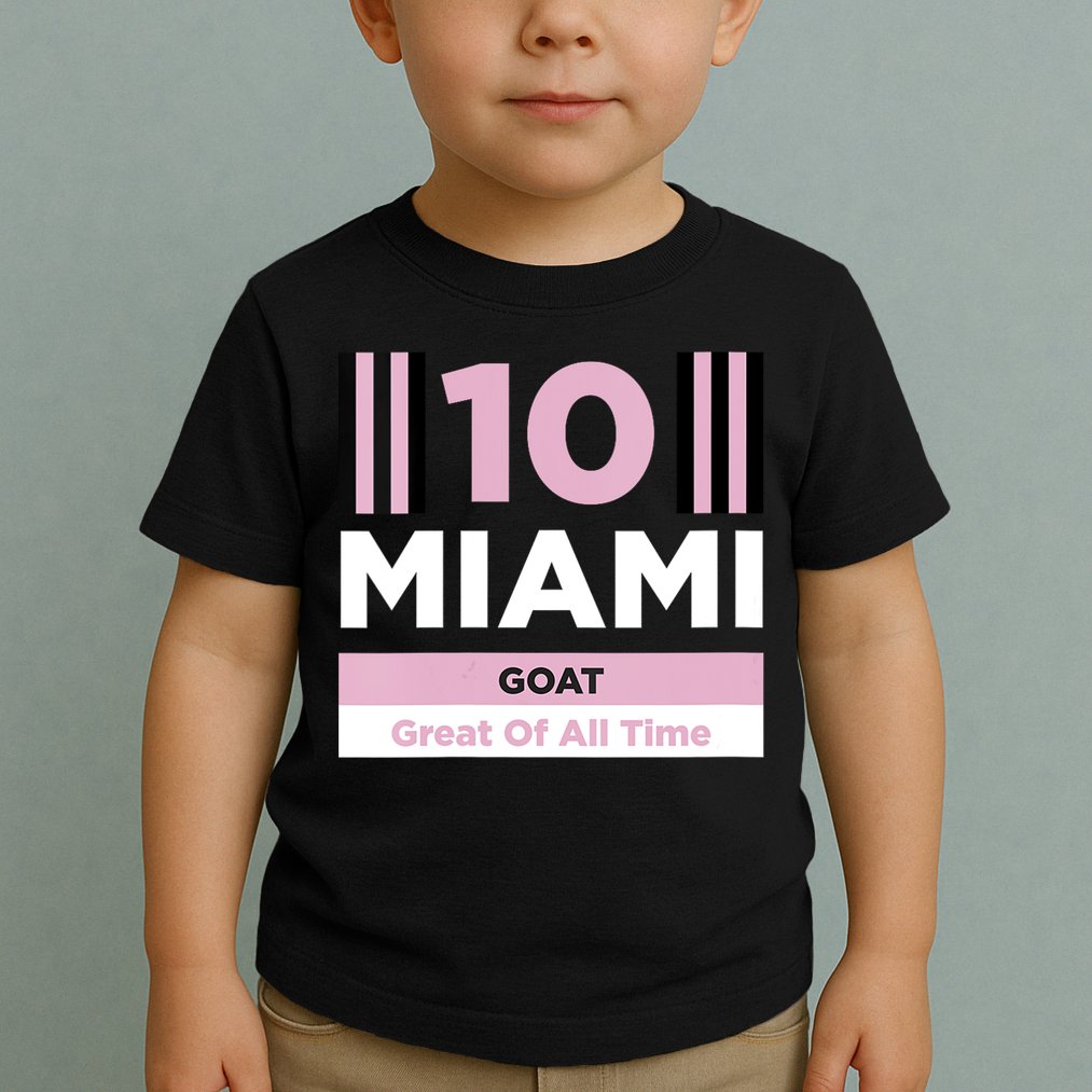 Miami 10 GOAT Toddler T-Shirt