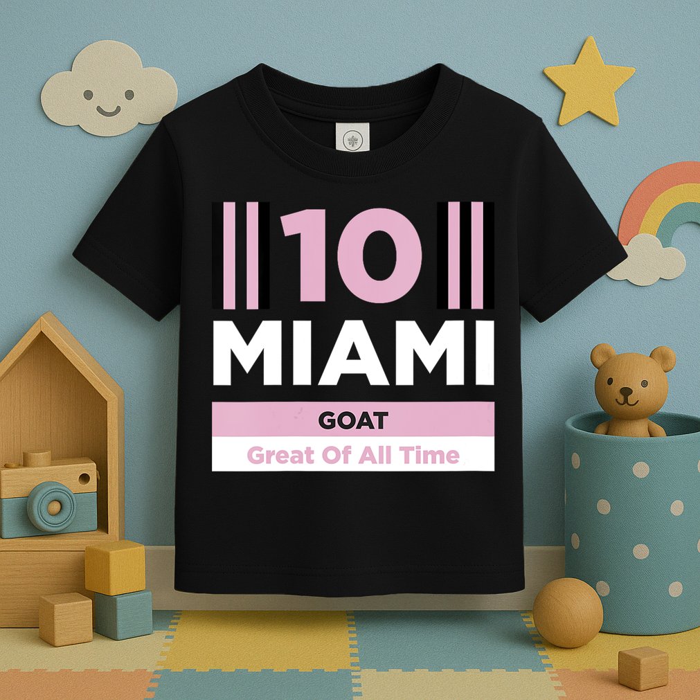 Miami 10 GOAT Toddler T-Shirt