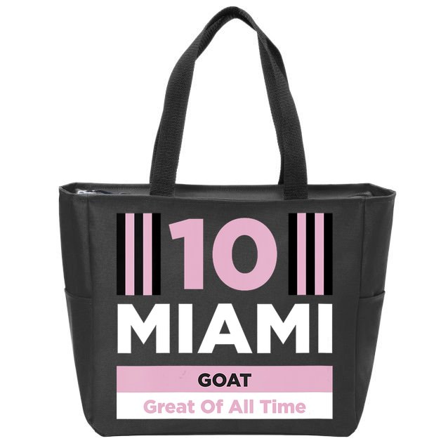 Miami 10 GOAT Zip Tote Bag