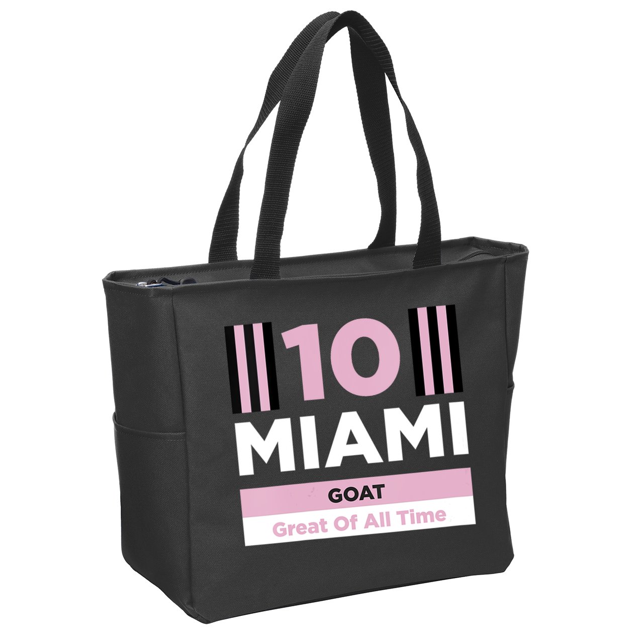Miami 10 GOAT Zip Tote Bag