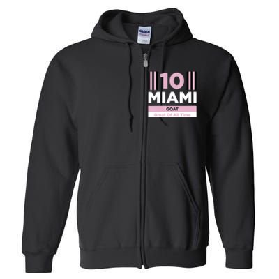 Miami 10 GOAT Full Zip Hoodie