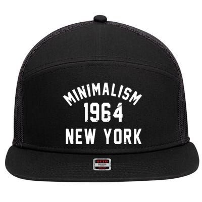 Minimalism 1964 7 Panel Mesh Trucker Snapback Hat