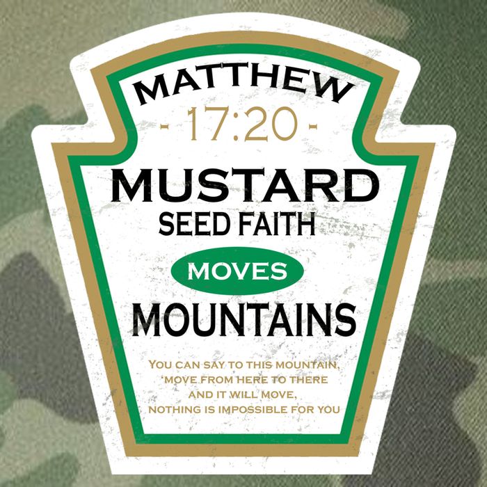 Matthew 17:20 Mustard Label Legacy Tie Dye Trucker Hat