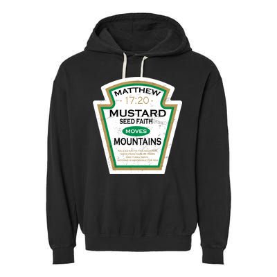 Matthew 17:20 Mustard Label Garment-Dyed Fleece Hoodie