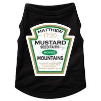 Matthew 17:20 Mustard Label Doggie Tank